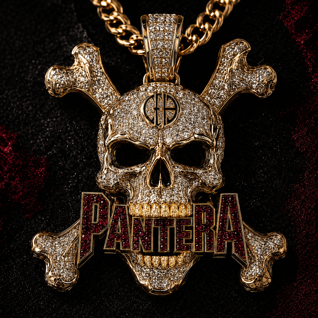 PTR Solid Gold Chain with Diamond Pendant TMH