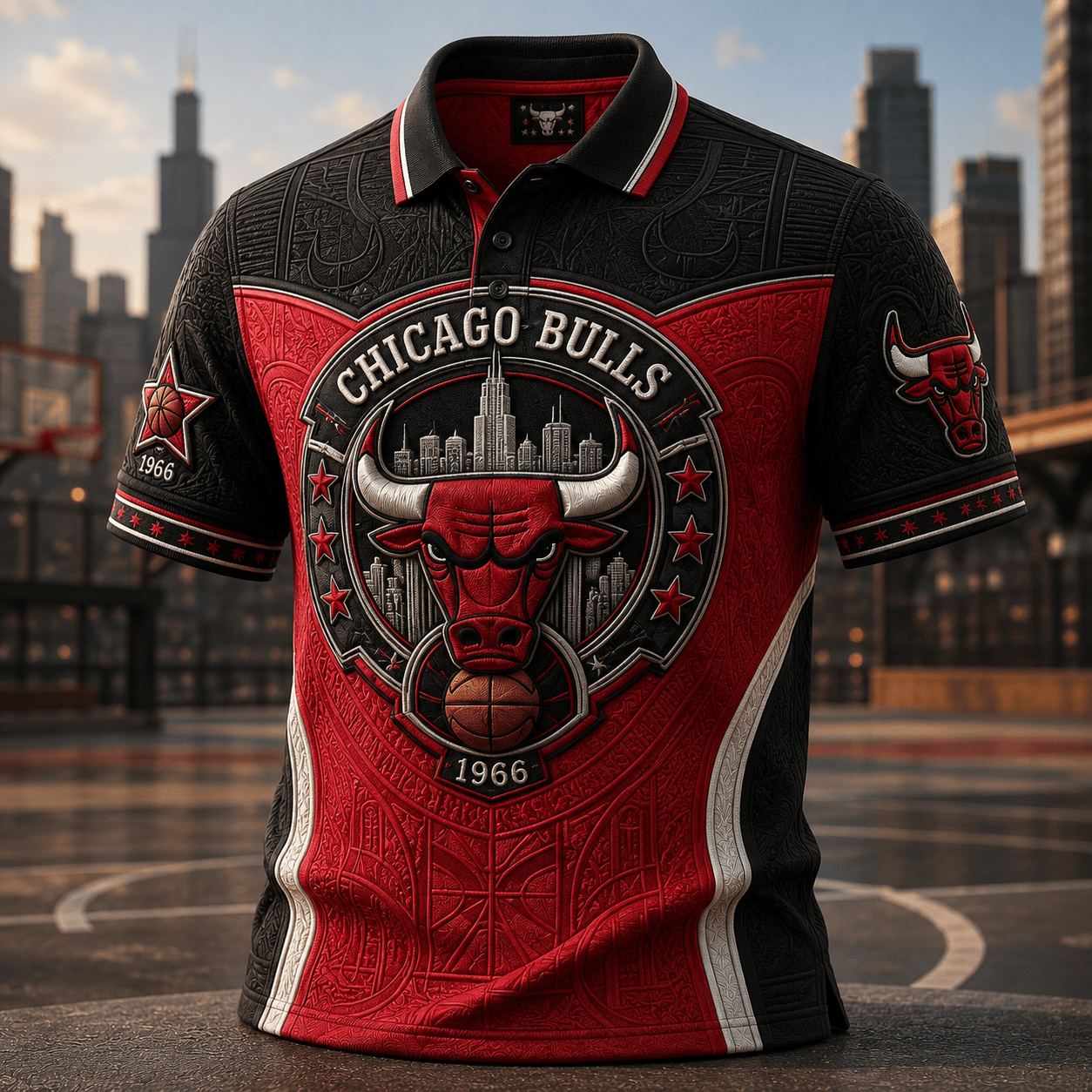 PREMIUM CGB EMBOSS POLO SHIRT DBD