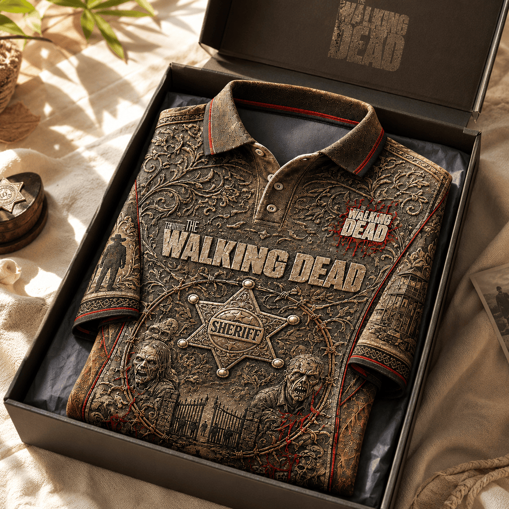 PREMIUM TWKD EMBOSS POLO SHIRT NTVA
