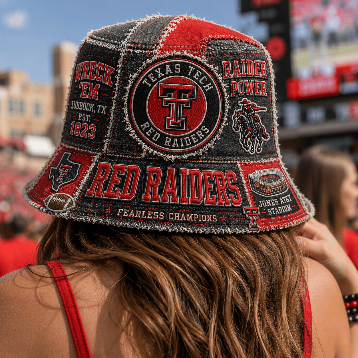 PREMIUM TTRR PATCHWORK BUCKET HAT LNTH