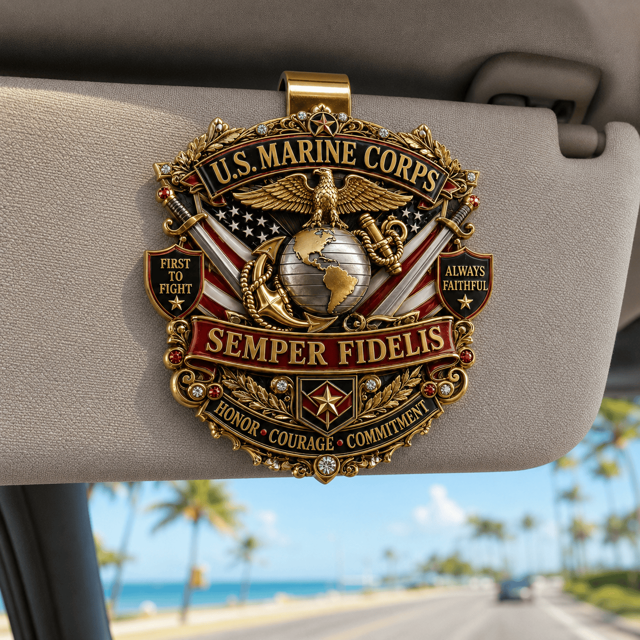 USMC PREMIUM DECORATIVE CLIP LNTH