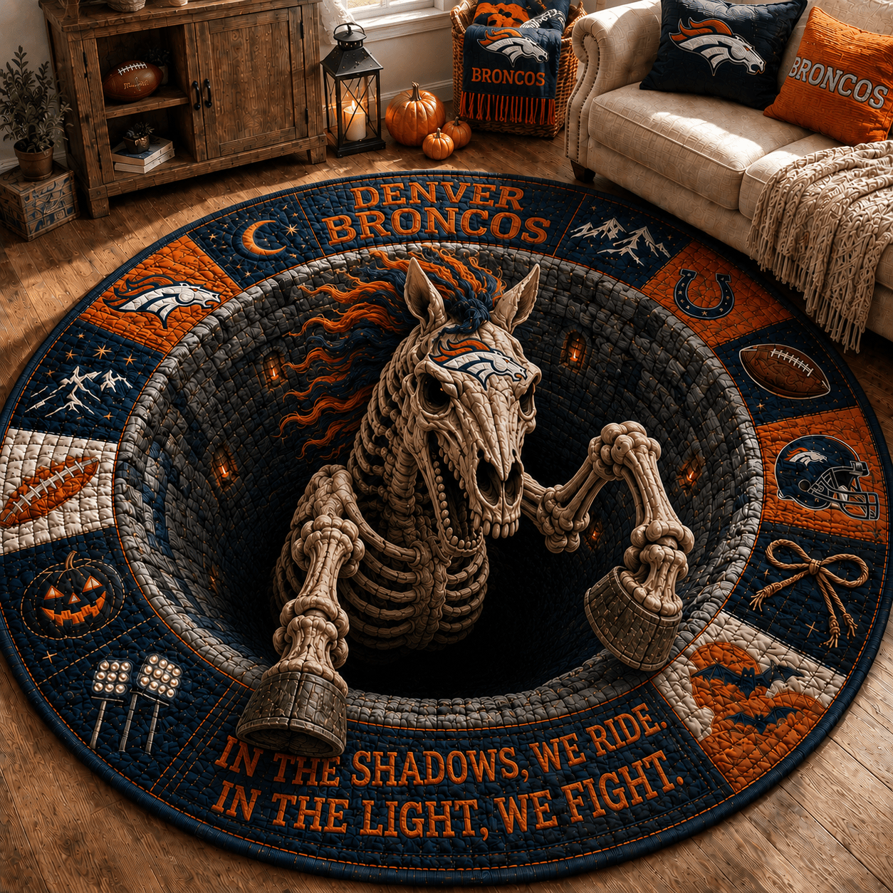 DVBC Quilted Round Mat HQH