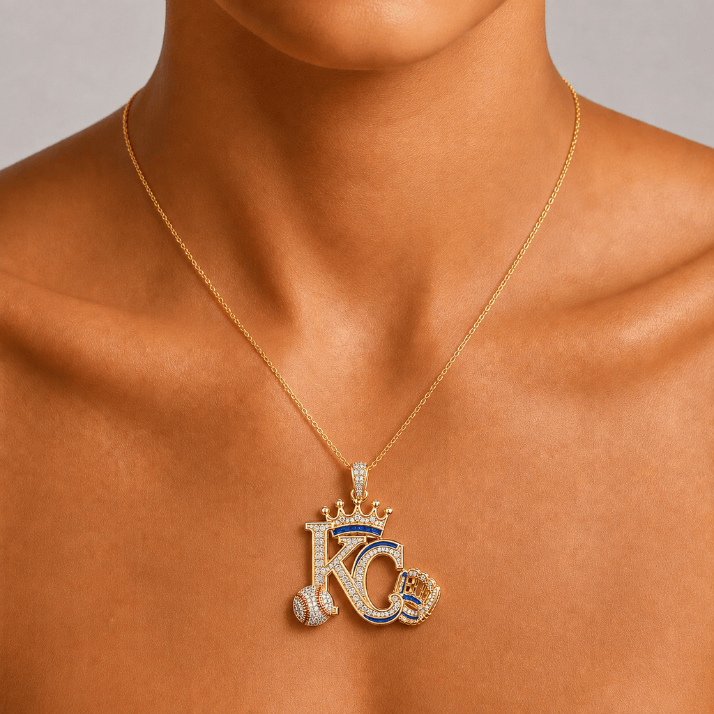 KCR Solid Gold Chain with Diamond Pendant BMD