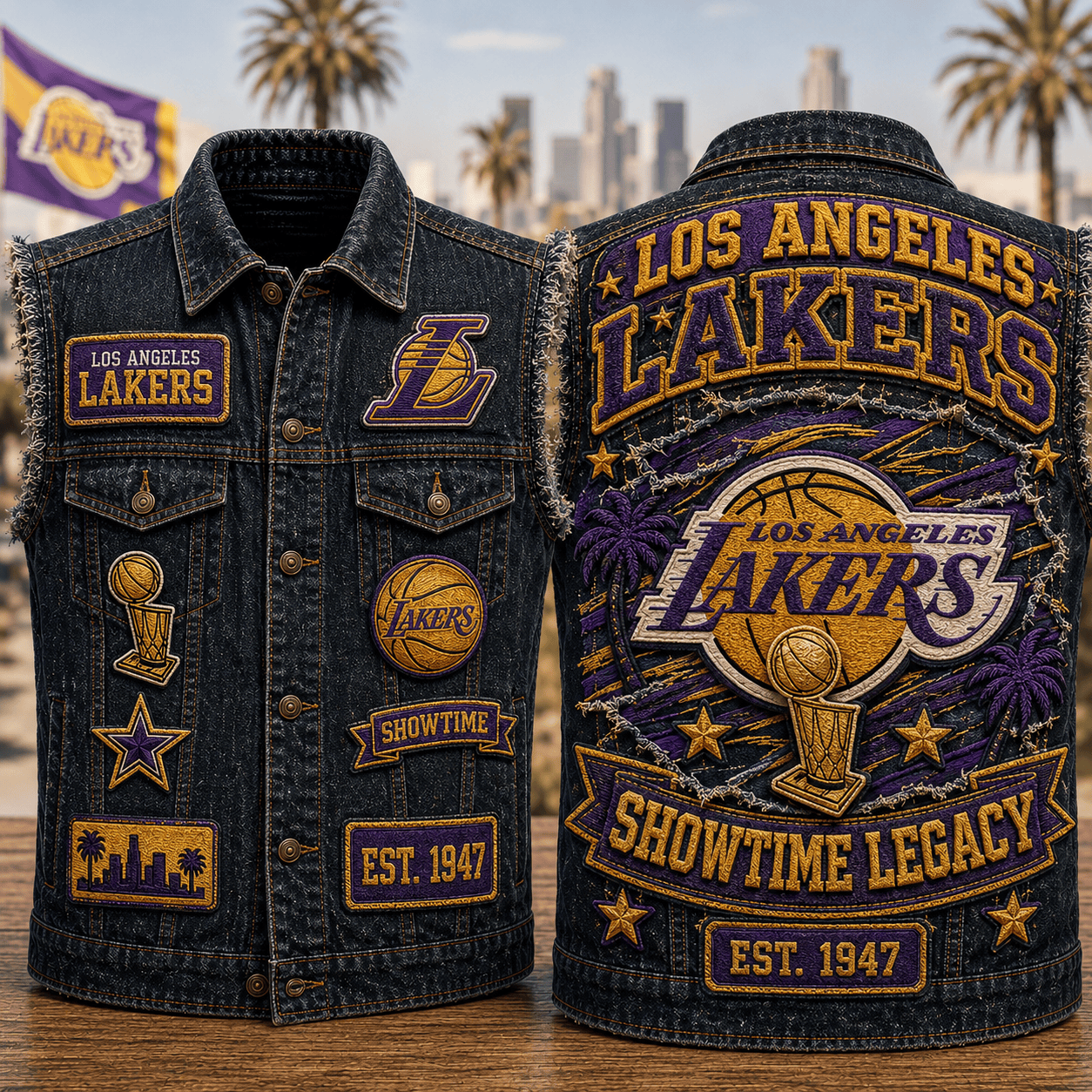 LAL PREMIUM DENIM VEST TTNL