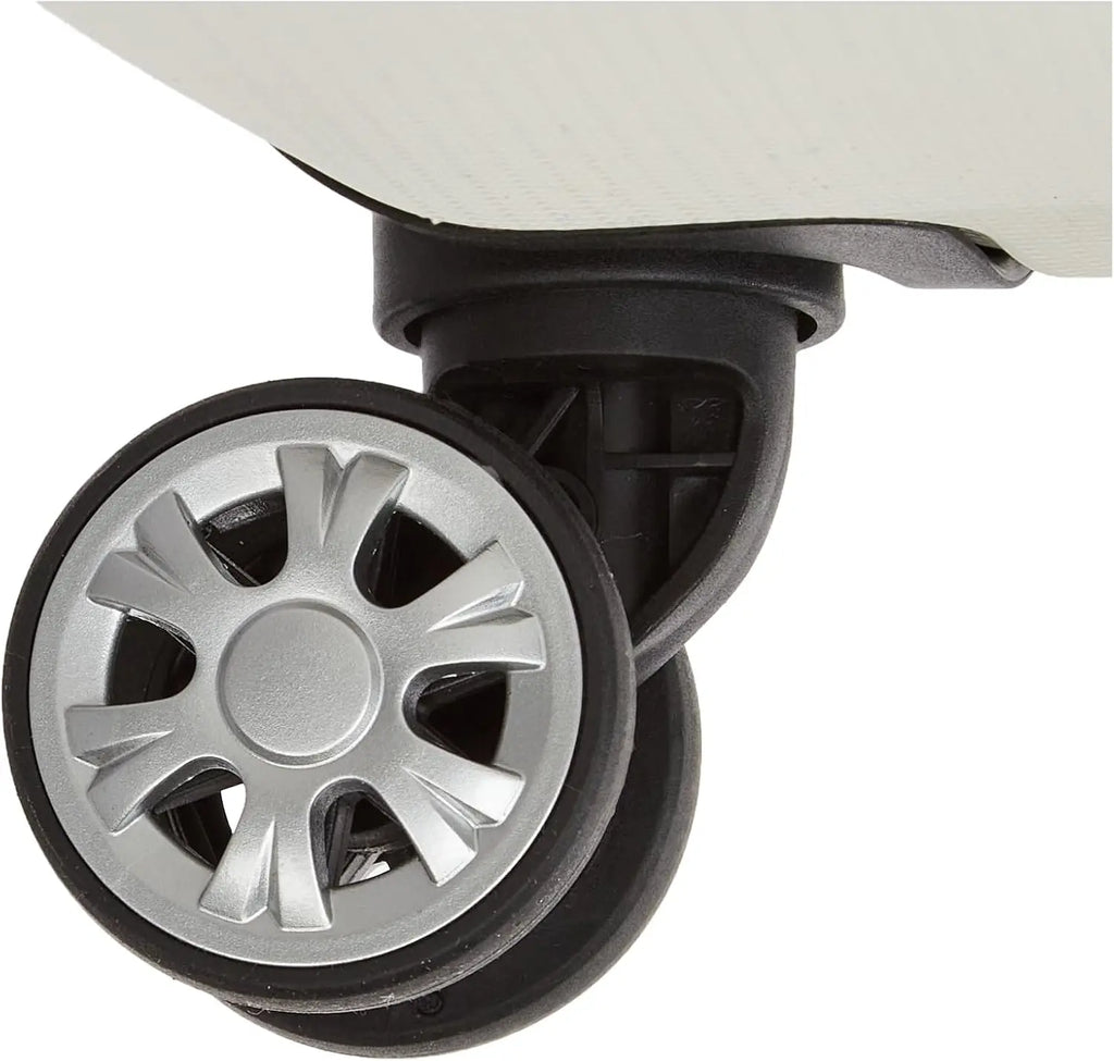 Expandable Spinner Wheel Luggage Set, White, 2-Piece (20"/28"), Lightweight ABS Material
